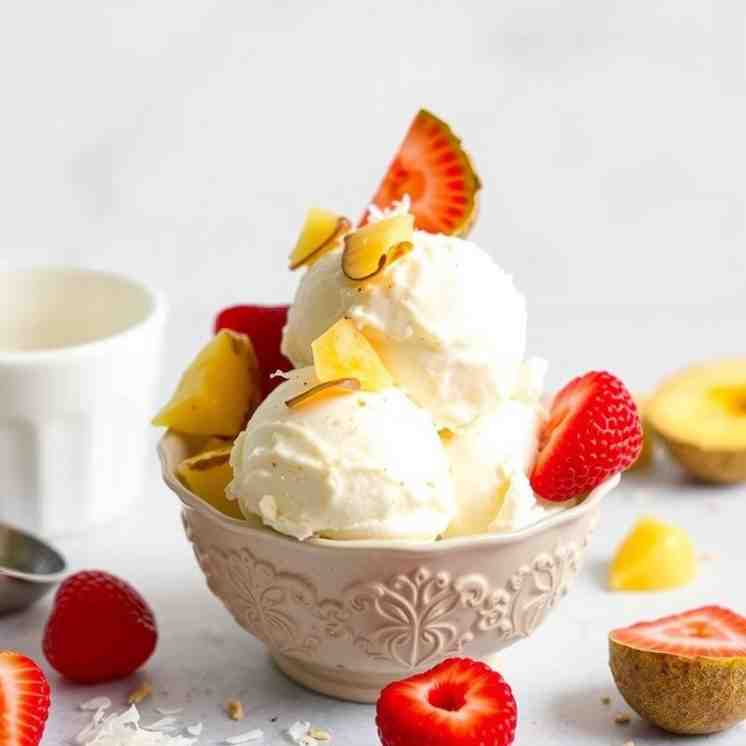No-Churn Coconut Milk Ice Cream - Tropical Es Doger Recipe